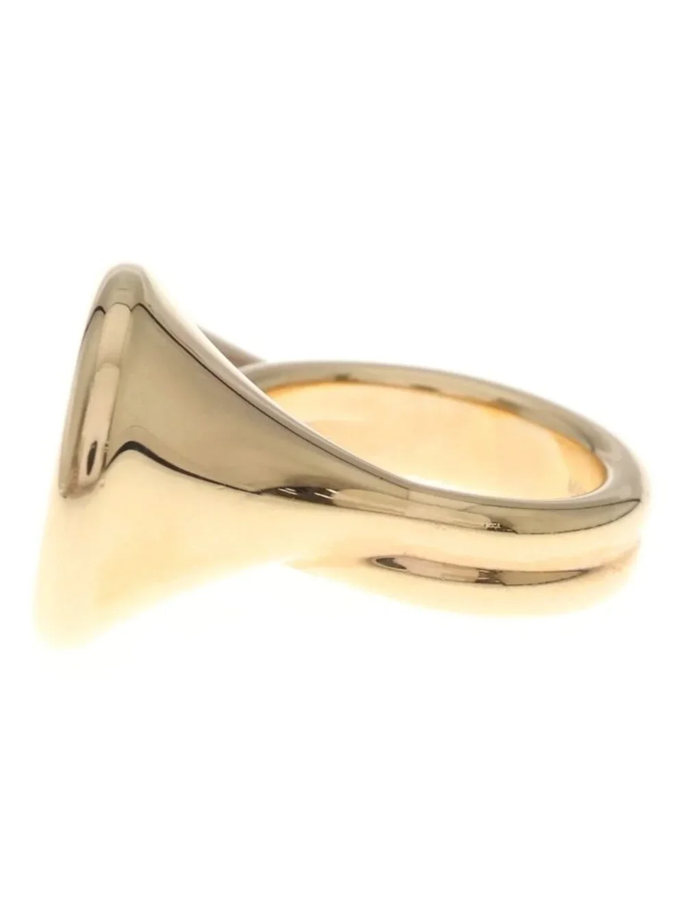 Hermes Col Horn Motif Ring Pink Gold